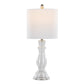 Bishop 24" Contemporary Glass Table Lamp Set of 2