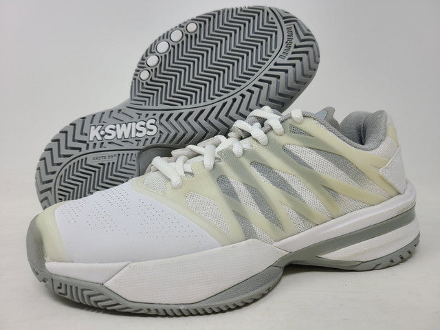 Tênis de tênis feminino K Swiss Ultrashot, branco, tamanho 5 B(M) EUA