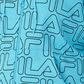 Jaqueta com capuz e zíper frontal estampada Fila feminina, azul, tamanho 3X