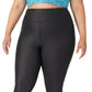 Legging Fila Night Out Leather Look 7/8 Training Preta Tamanho 1X