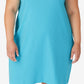 Vestido regata feminino Fila com logo azul, tamanho 3X
