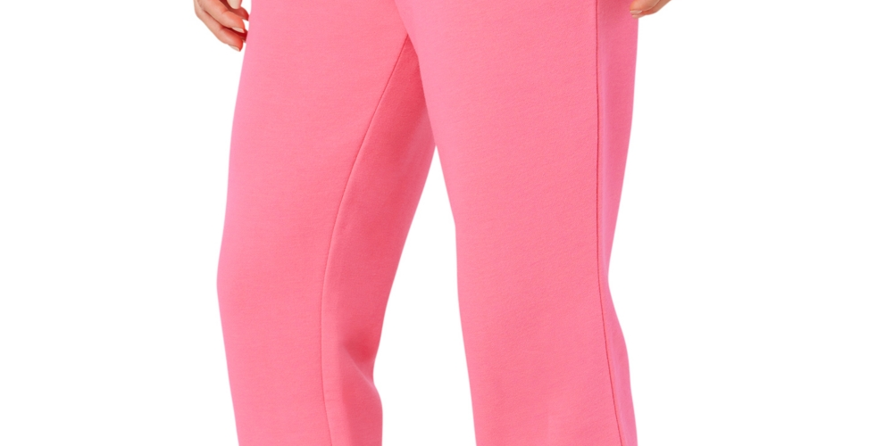 Calça de moletom feminina Fila Lassie Full Length Rosa Tamanho GG