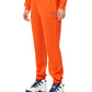 Calça de moletom feminina Fila Lassie Full Length Laranja Tamanho P