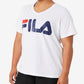 Camiseta Fila Feminina Algodão Time Honored Branca Tamanho 3X