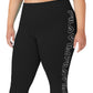 Legging Fila Logo 7/8 Feminina Preta Tamanho 1X