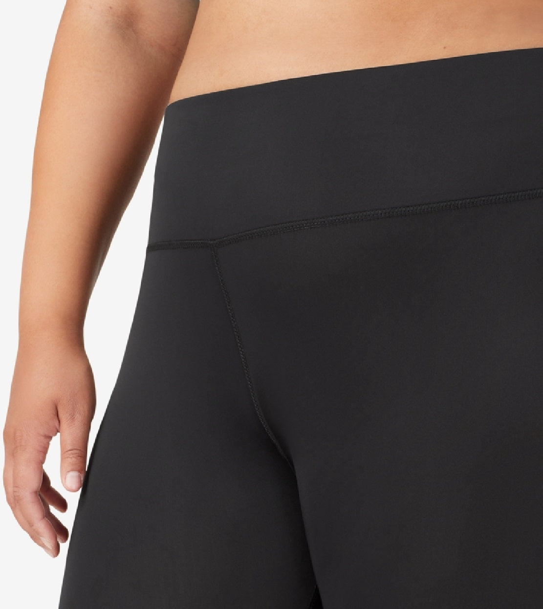 Calções de ciclismo Fila Logo para mulher, preto, tamanho 2X