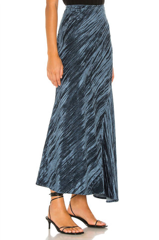 Free People - Crushed Velvet Slip Maxi Skirt