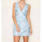 B.Right - Women's Floral Jacquard Mini Dress