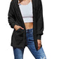 Double Take - Full Size Teddy Hooded Jacket with Pockets