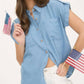 Blu Pepper - Leah Chambray Camp Shirt