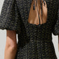 Sugarlips - Puff Sleeve Tweed Mini Dress