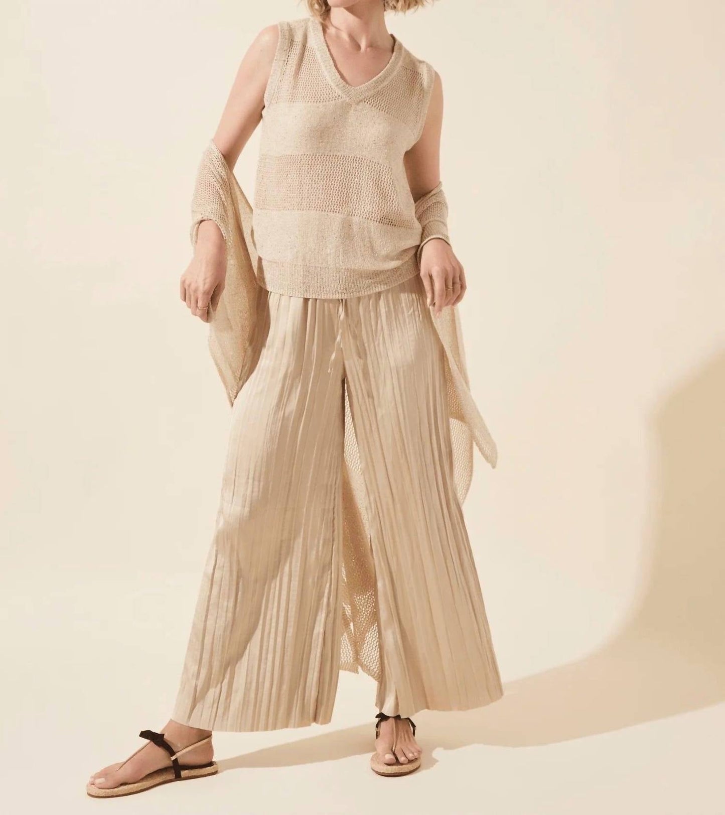 Lysse - Sequin V-Neck Shell Top