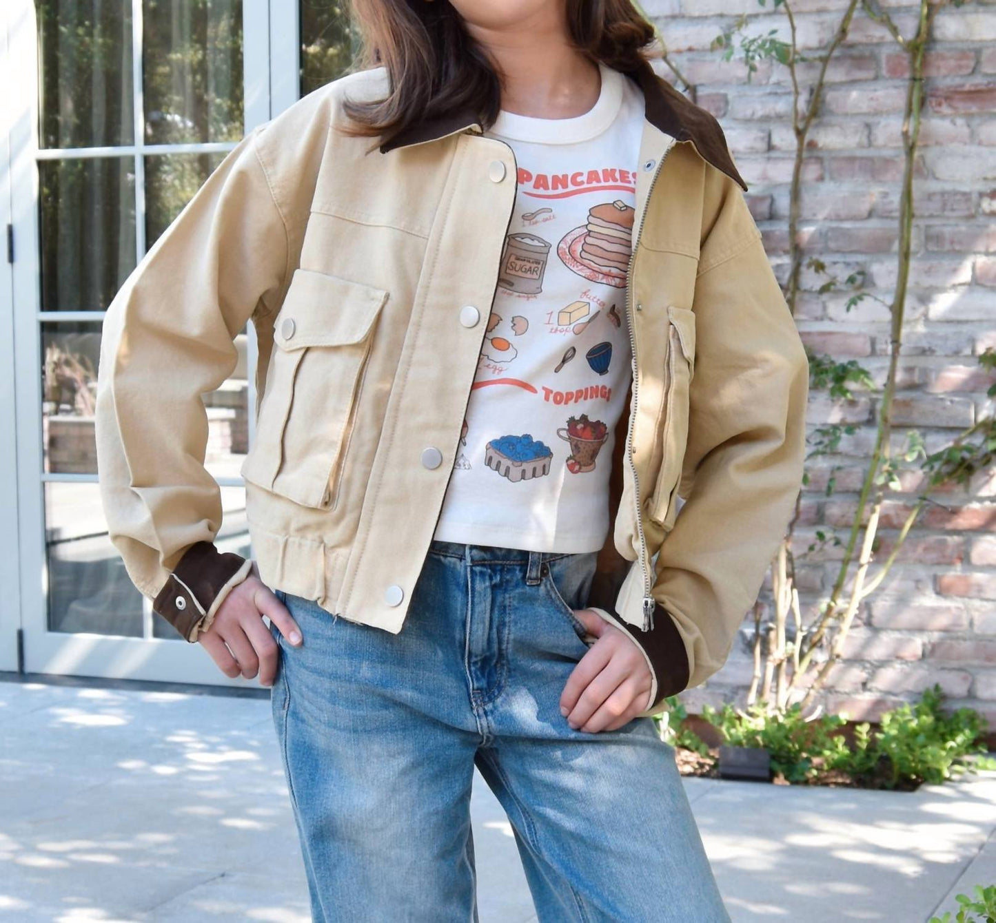 8Apart - Junior Women's Korey Cropped Jacket