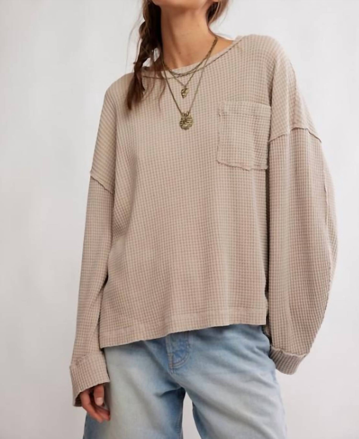 Free People - Dawson Pocket Thermal Sweater