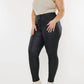 Kancan - High Rise Coated Ankle Skinny Jeans - Plus