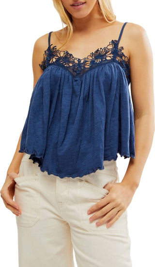 Free People - Camisola de renda Kayla