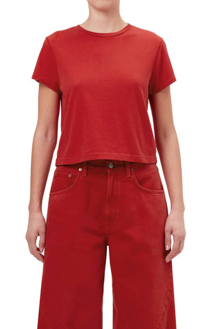 Agolde - Camiseta Adine Shrunken