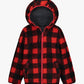 London Fog - Boys Zip-front Reversible Fleece Lined Hooded Jacket
