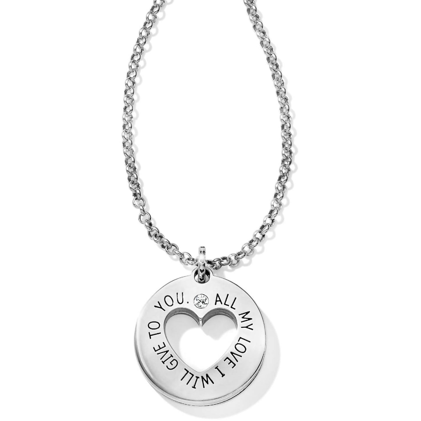 Brighton - Women's Circle Of Love Pendant Necklace