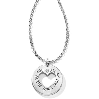 Brighton - Colar com pingente Círculo do Amor Feminino