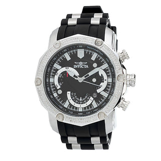Relógio Invicta Pro Diver Scuba 50 mm Quartz Chrono com diamante de 0,62 quilates