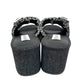 Steve Madden - Block Heel Studs Denim Sandals