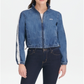 Jaqueta jeans feminina Levi's Coaches Track Jacket azul tamanho grande