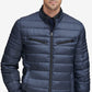 Jaqueta masculina Marc New York Grymes Packable Racer, azul, tamanho pequeno