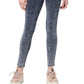 Calça jeans feminina Marc New York, comprimento total, em malha, azul, tamanho médio