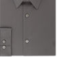 Camisa social masculina Calvin Klein Slim Fit com gola flexível elástica, cinza, tamanho 16,5 x 32 x 33