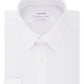 Camisa social masculina Calvin Klein Slim Fit com gola flexível elástica, branca, tamanho 15,5 x 32 x 33