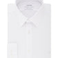 Camisa social masculina Calvin Klein Slim Fit com gola flexível elástica, branca, tamanho 34x35