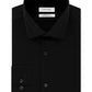 Camisa social Calvin Klein masculina Steel Extra Slim Fit, sem passar roupa, elástica, espinha de peixe, branca, tamanho 15x34-35