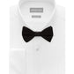Camisa social masculina Michael Kors com punho francês e sem ferro, branca, tamanho 14,5 x 32 x 33