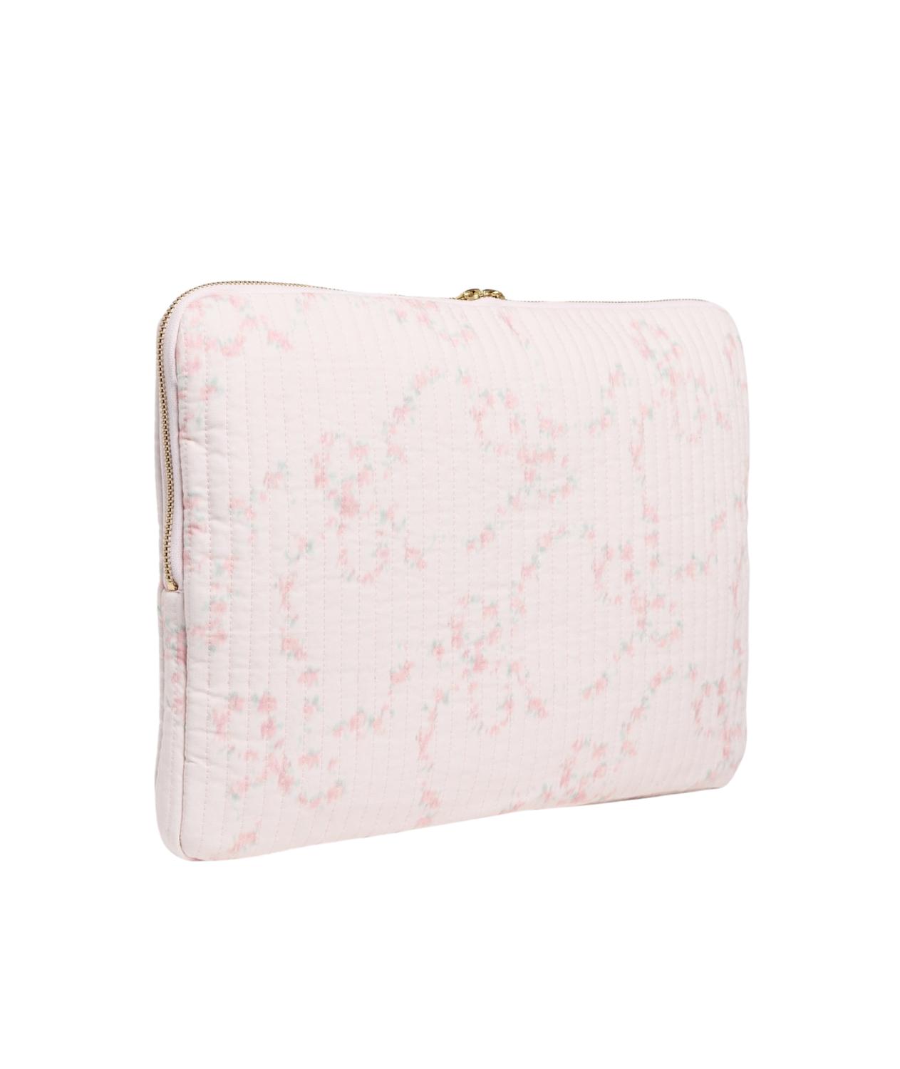 Loveshackfancy - Women's Quilted Bow Laptop Case