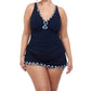 Profile By Gottex - Plus Size V-Neck Swimdress
