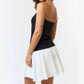 Blue Blush - Bandeau Flare Dress