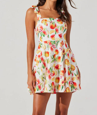 Astr - Vestido curto com alças e laço Georgia