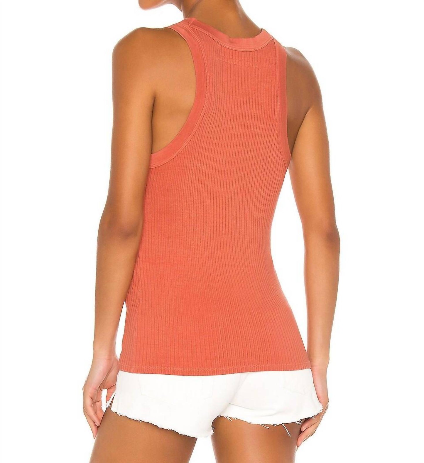 Enza Costa - LUXE RIB BOLD SHEATH TANK