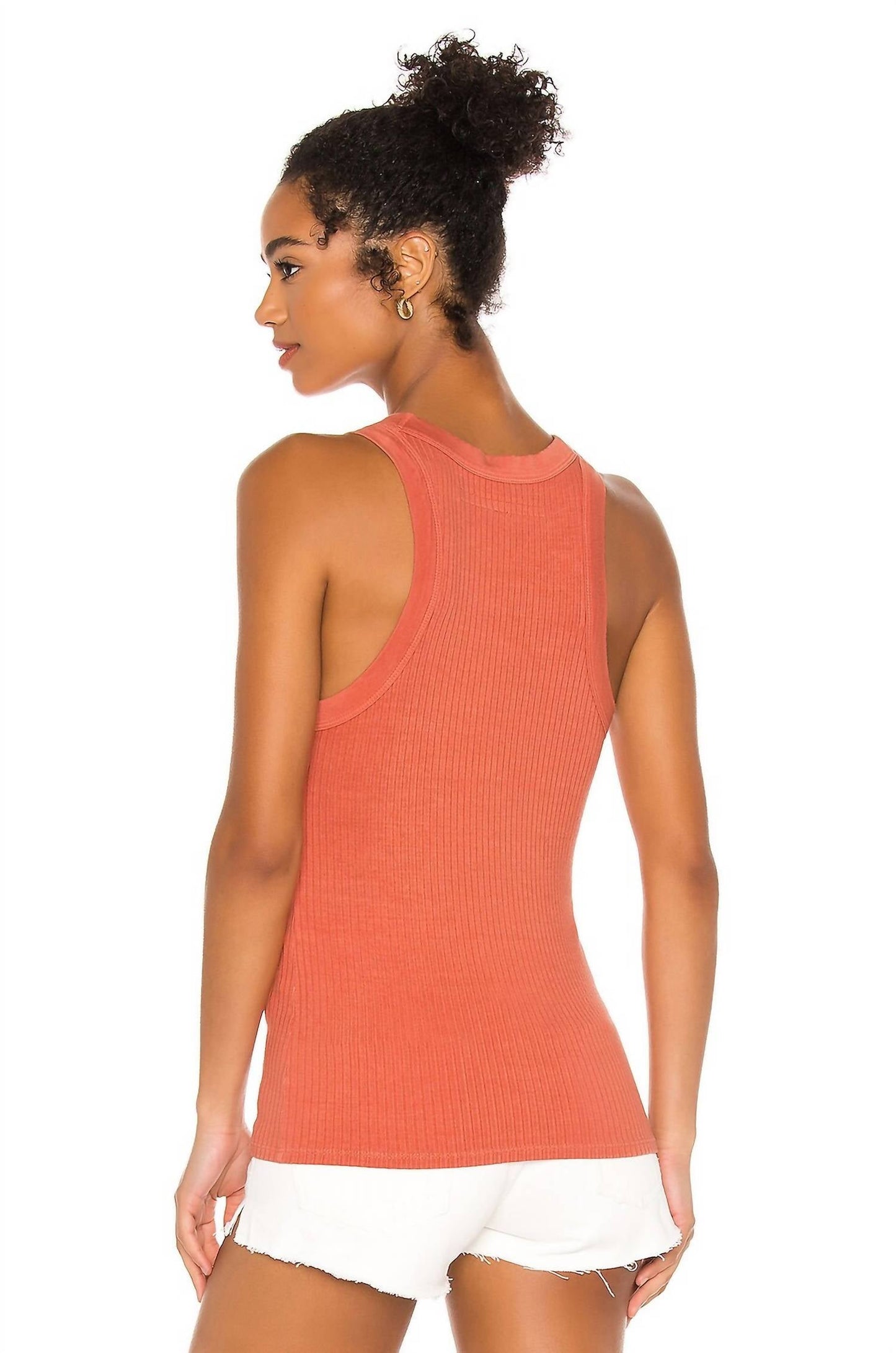 Enza Costa - LUXE RIB BOLD SHEATH TANK