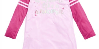 Camisola de unicórnio com capuz para meninas Max &amp; Olivia, rosa, tamanho P (6/6X)