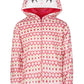 Camisa de rena para meninas grandes Max &amp; Olivia, tamanho médio, vermelha