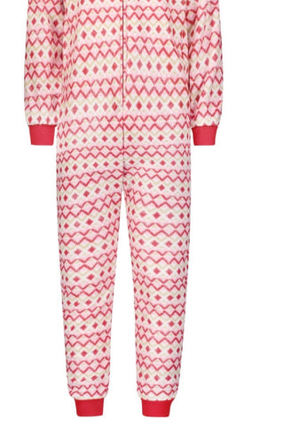 Camisa de rena para meninas grandes Max &amp; Olivia, tamanho médio, vermelha