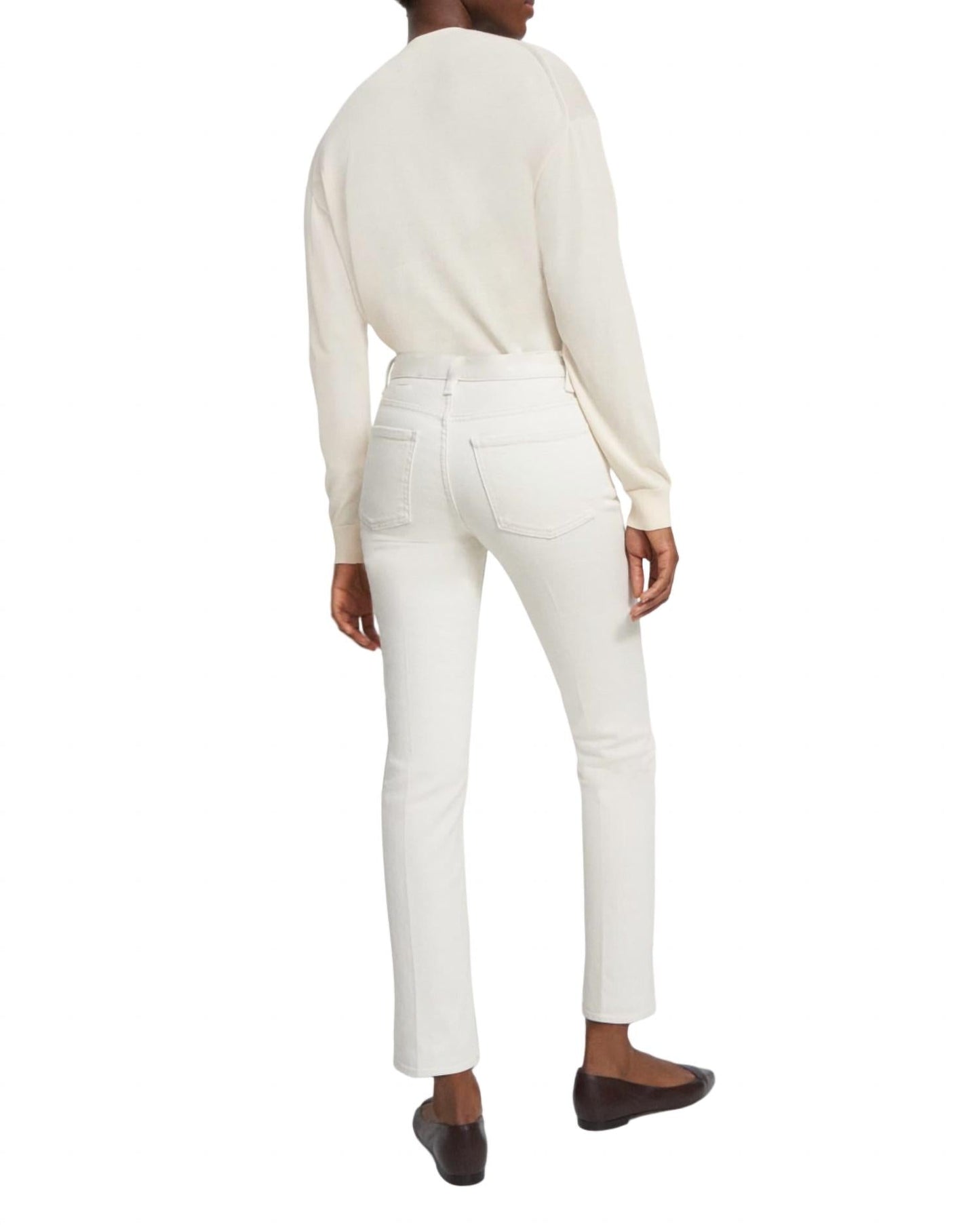 Theory - TREECA DYED DENIM SLIM CROPPED PANT