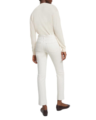 Teoria - CALÇA CROPPED SLIM DENIM TINGIDO TREECA