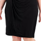 Vestido tubinho de renda com blocos de cores da Connected Women, preto, tamanho 18W
