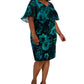 Vestido tubinho popover estampado feminino conectado, verde, tamanho 20W