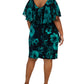 Vestido tubinho popover estampado feminino conectado, verde, tamanho 20W