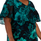 Vestido tubinho popover estampado feminino conectado, verde, tamanho 20W