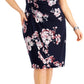 Vestido envelope sintético Ity da Connected Women's, azul, tamanho 24W